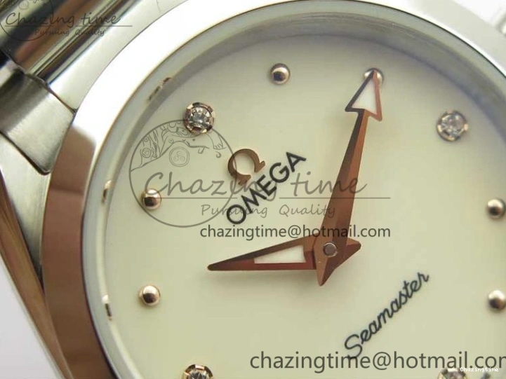 0302 Aqua Terra Seamaster ZF 1:1 Best Edition White Dial on SS Bracelet Gen Lightweight 7903